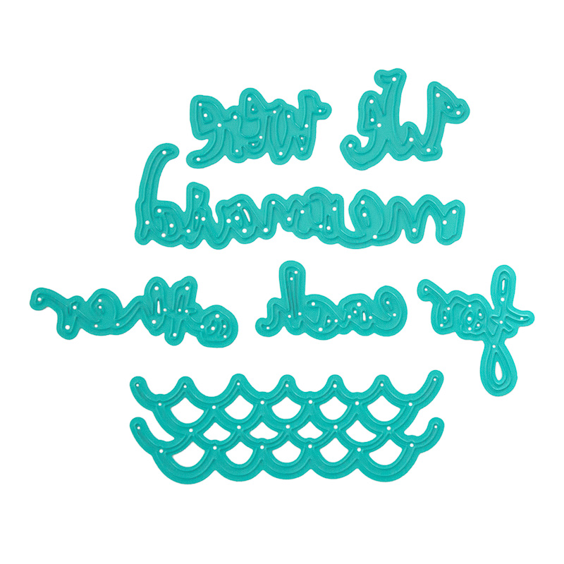 Jane Davenport Mermaid for Each Other kutte-dies papir