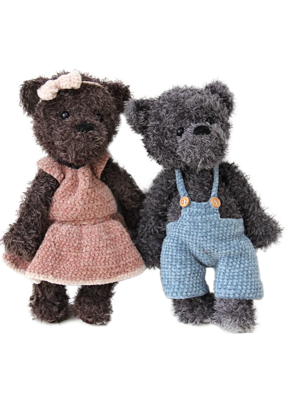 Go Handmade Teddy og Clothes hekleoppskrift jente og gutt