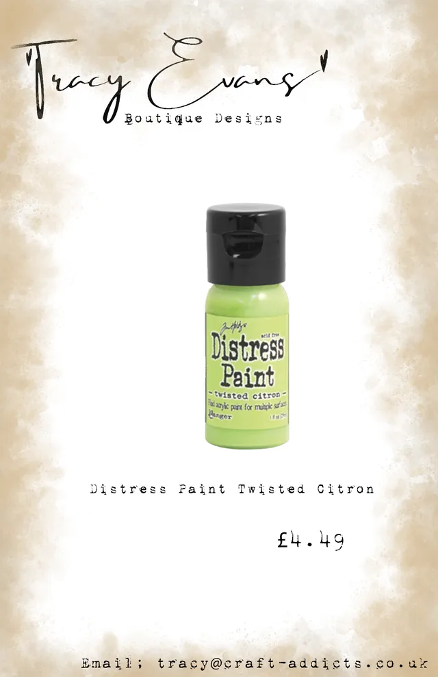 Tracy Evans Design DI135 akrylmaling twisted citron