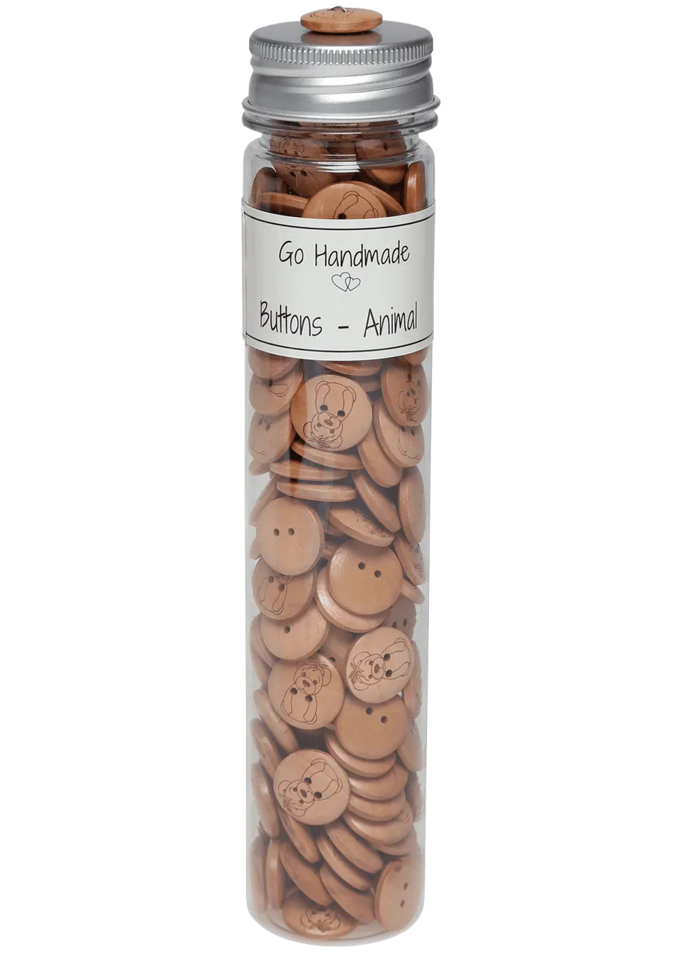 Go Handmade Teddy knapper 17 mm boks 165 stk