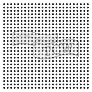 The Crafters Workshop TCW792 Micro Dots sjablong 6x6 prikker