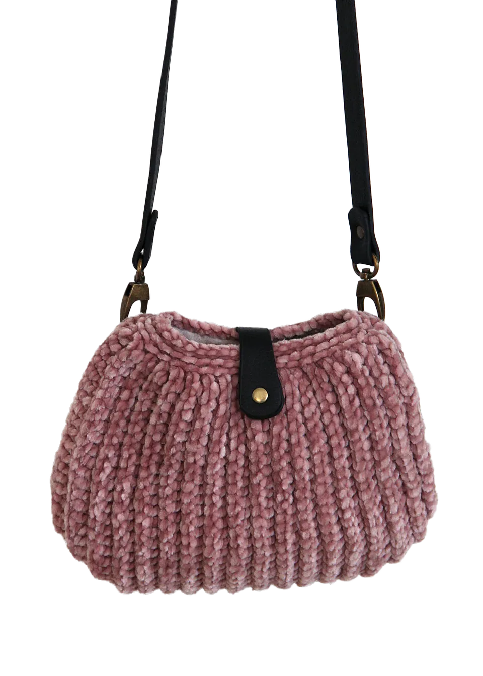 Go Handmade Rib Stitch hekleoppskrift veske