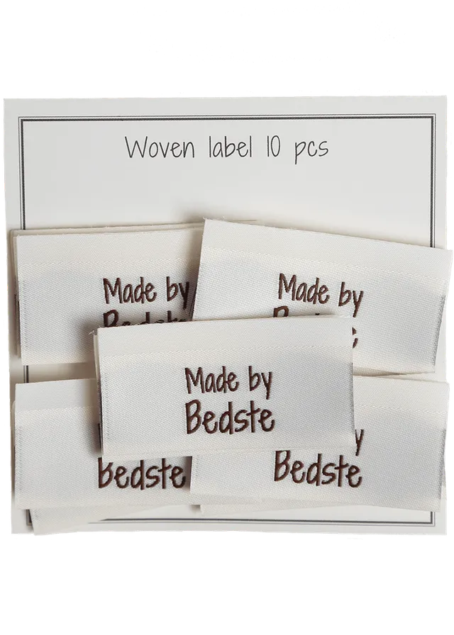 Go Handmade vevde merkelapper Made by Bedste 10 stk
