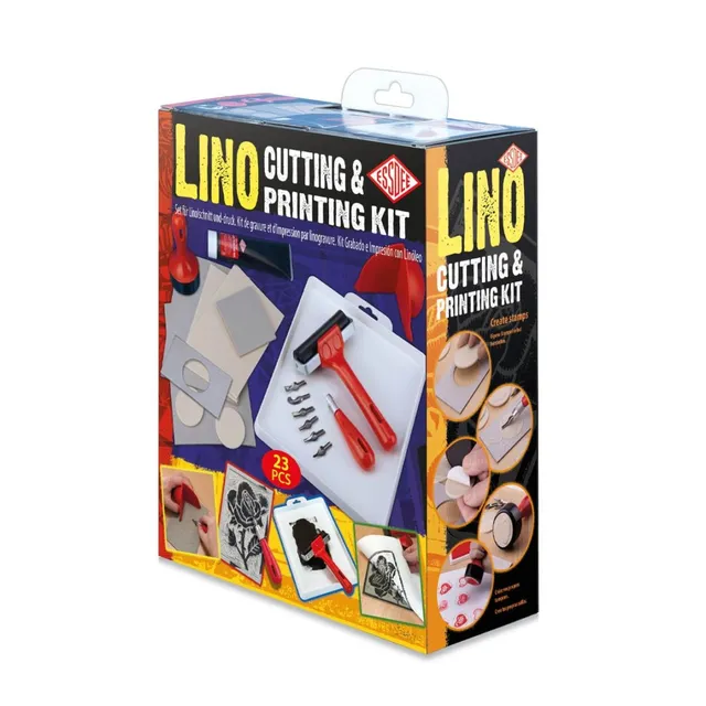 KEM Educational Lino Cutting & Printing Kit linosett startsett