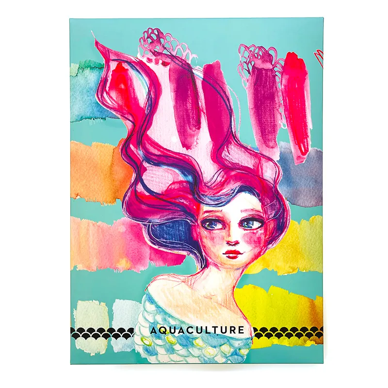Jane Davenport AquaCulture art papir mixed media