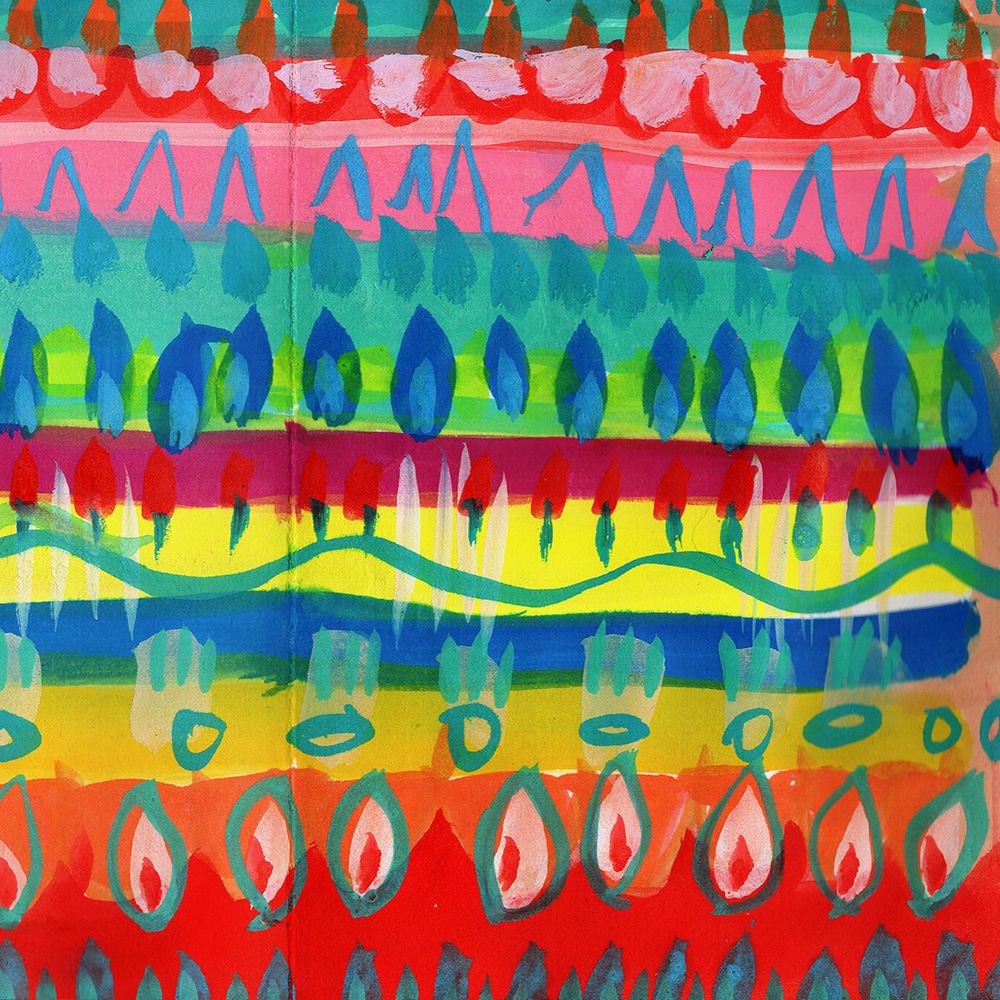 Jane Davenport LayerCake Rainbow Cake akvarellpalett kraftige