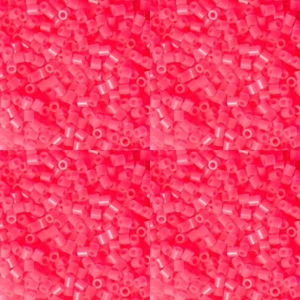 Hama Mini perler neonrosa 2000 stk små