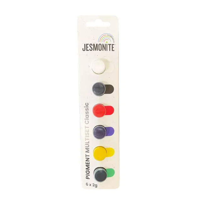 Jesmonite Pigment Multiset Classic fargepigment 6x2g klassisk
