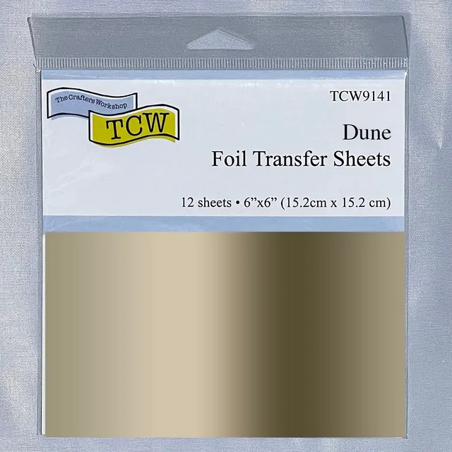 The Crafters Workshop TCW9141 Foil Transfer Sheets folieark 6x6 dune