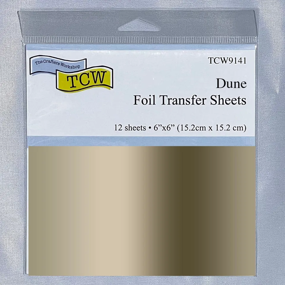 The Crafters Workshop TCW9141 Foil Transfer Sheets folieark 6x6 dune