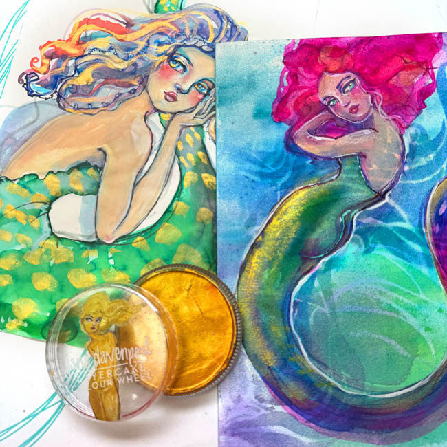 Jane Davenport Pot o Gold Colour Wheel gullmaling