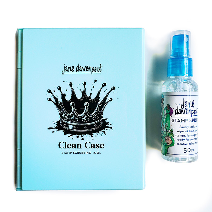 Jane Davenport Clean Case stempelrens med Stamp Spritz