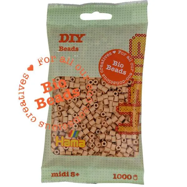 Hama Bio perler beige 1000 stk