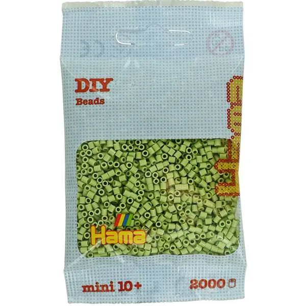 Hama Mini perler matcha 2000 stk matt grønn