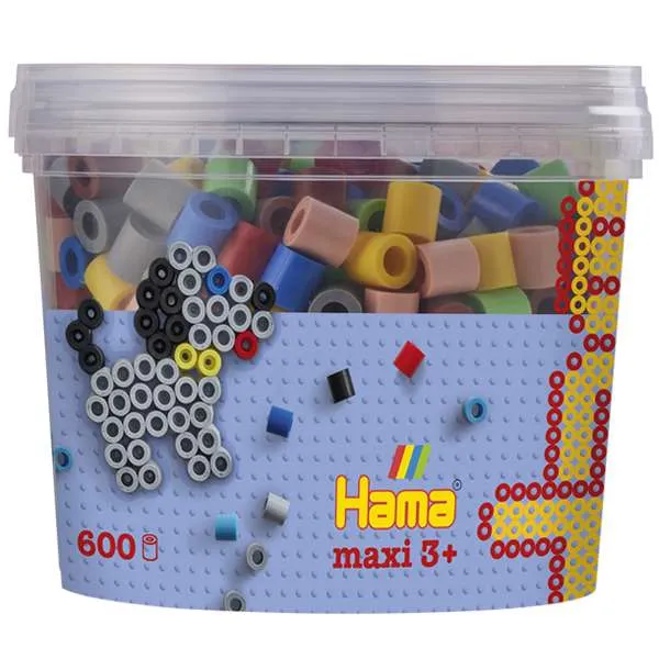 Hama Maxi perler 600 stk summer mix 10 mm