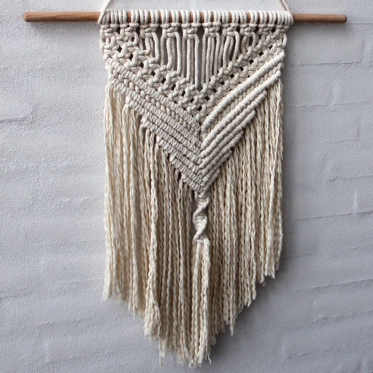 Go Handmade trepinner makramé 30cm 2-pk