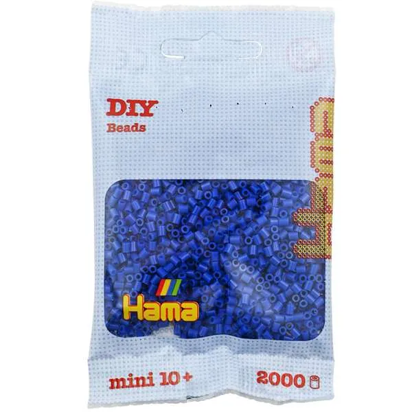 Hama Mini hamaperler blå 2000 stk 2,5 mm