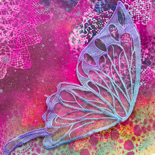 Jane Davenport Butterfly Lovely Laces sjablong blonde