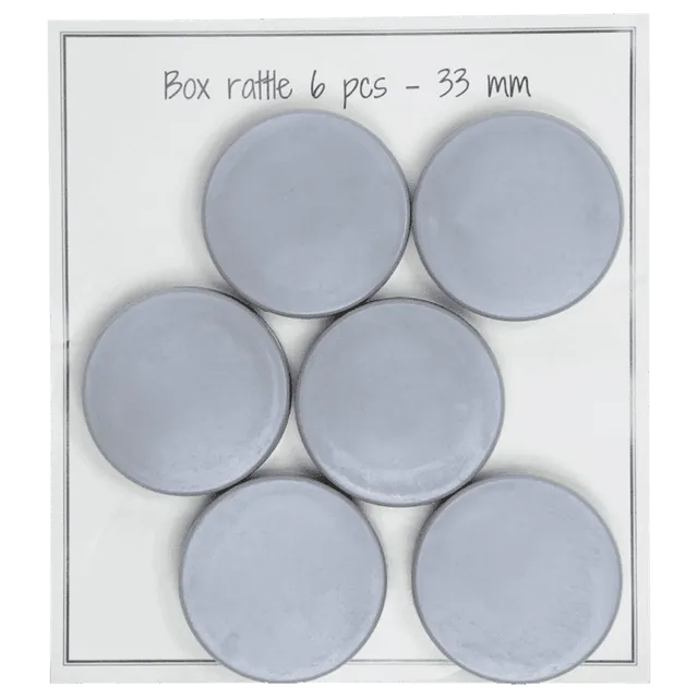 Go Handmade Box rattle 33 mm rangle 6 stk