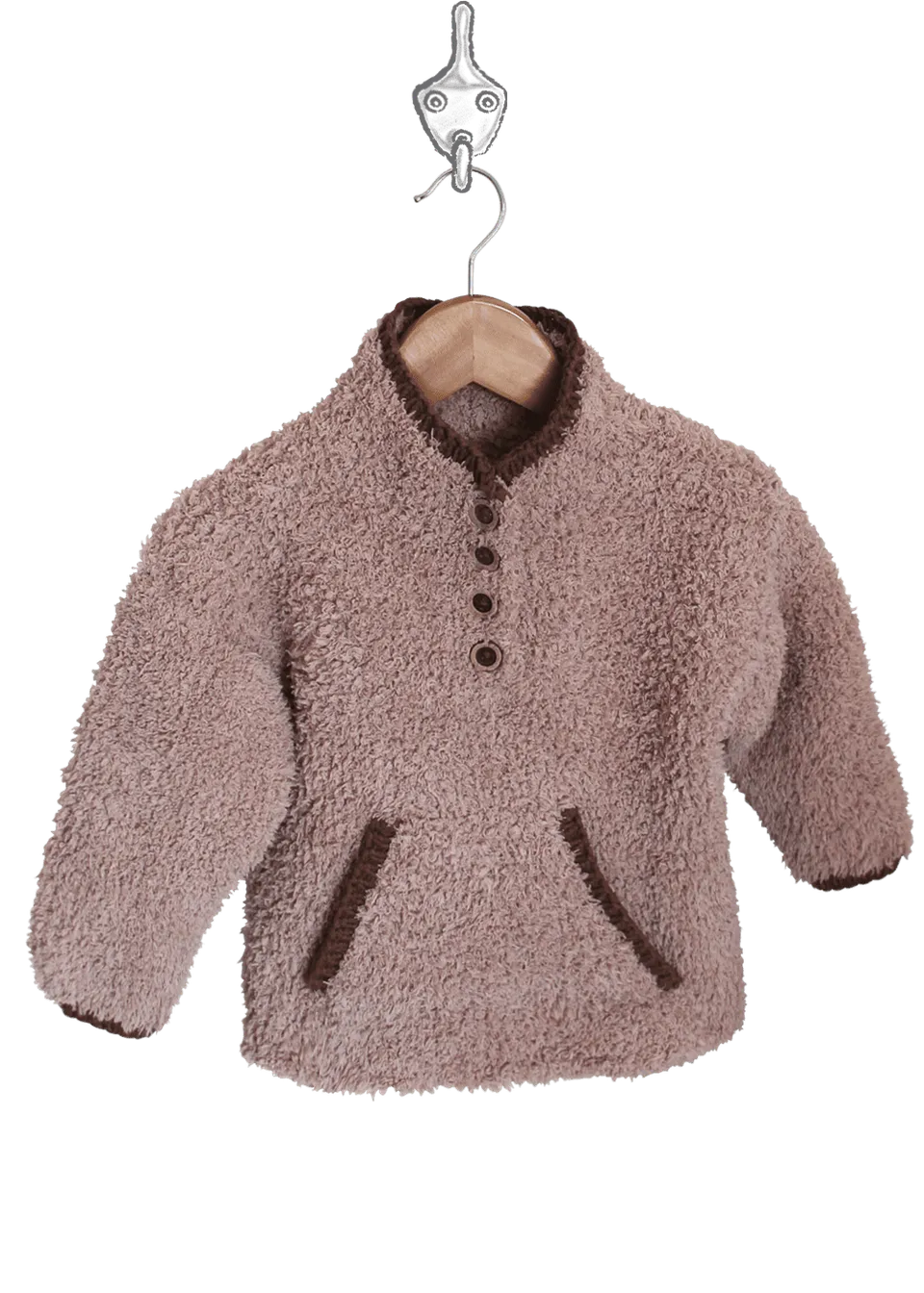 Go Handmade Louie genser strikkeoppskrift 3-12 år teddy