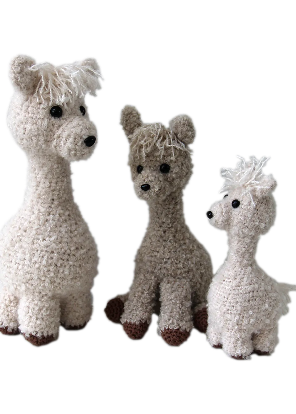 Go Handmade Alpaca Family hekleoppskrift alpakka