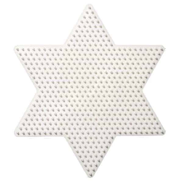 Hama Midi perlebrett stor stjerne 541 knotter