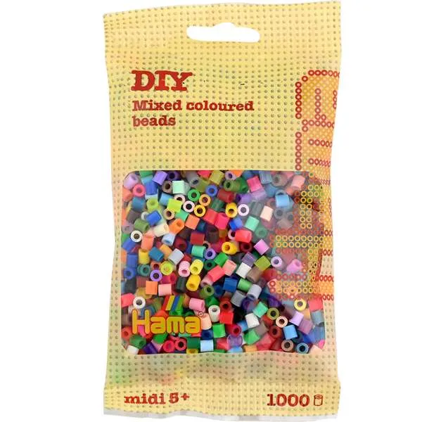 Hama Midi perler Everything Mix 1000 stk 62 farger