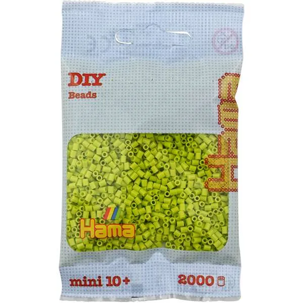 Hama Mini perler 2000 stk lime 2,5 mm
