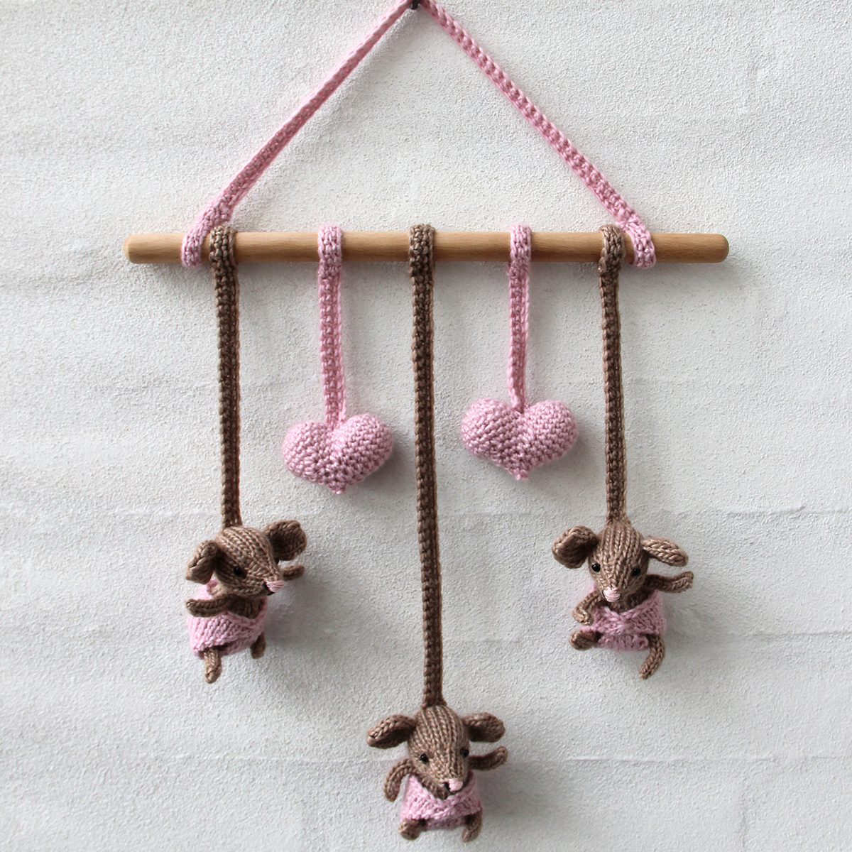 Go Handmade trepinner makramé 30cm 2-pk
