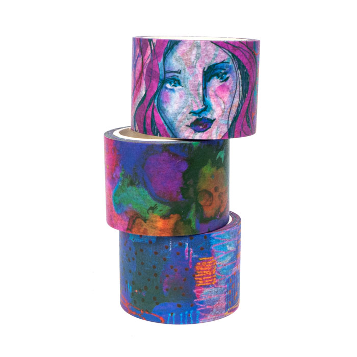 Jane Davenport Imagine washitape trio 3-pakning