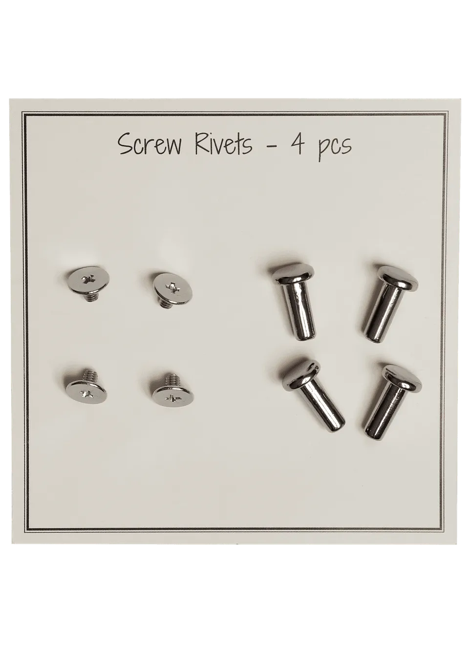 Go Handmade Screw Rivets skrunagler 8,2 mm 4 stk metall