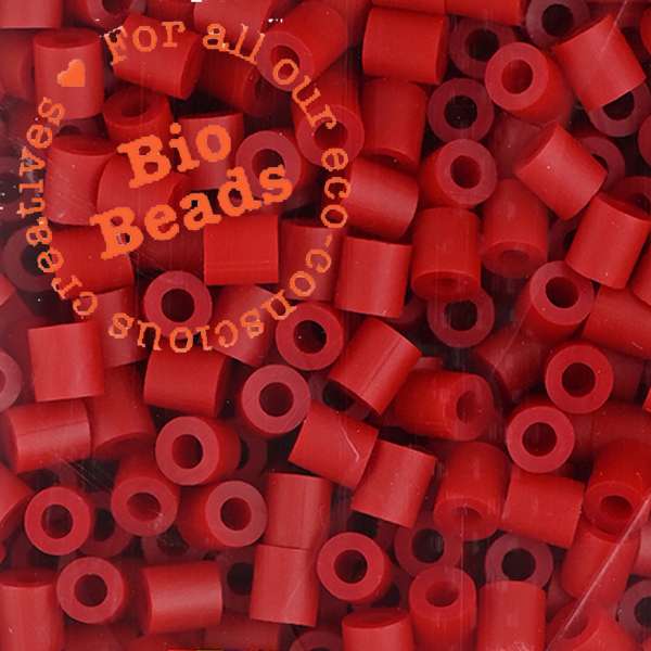 Hama Bio perler mørkerød 1000 stk 5 mm