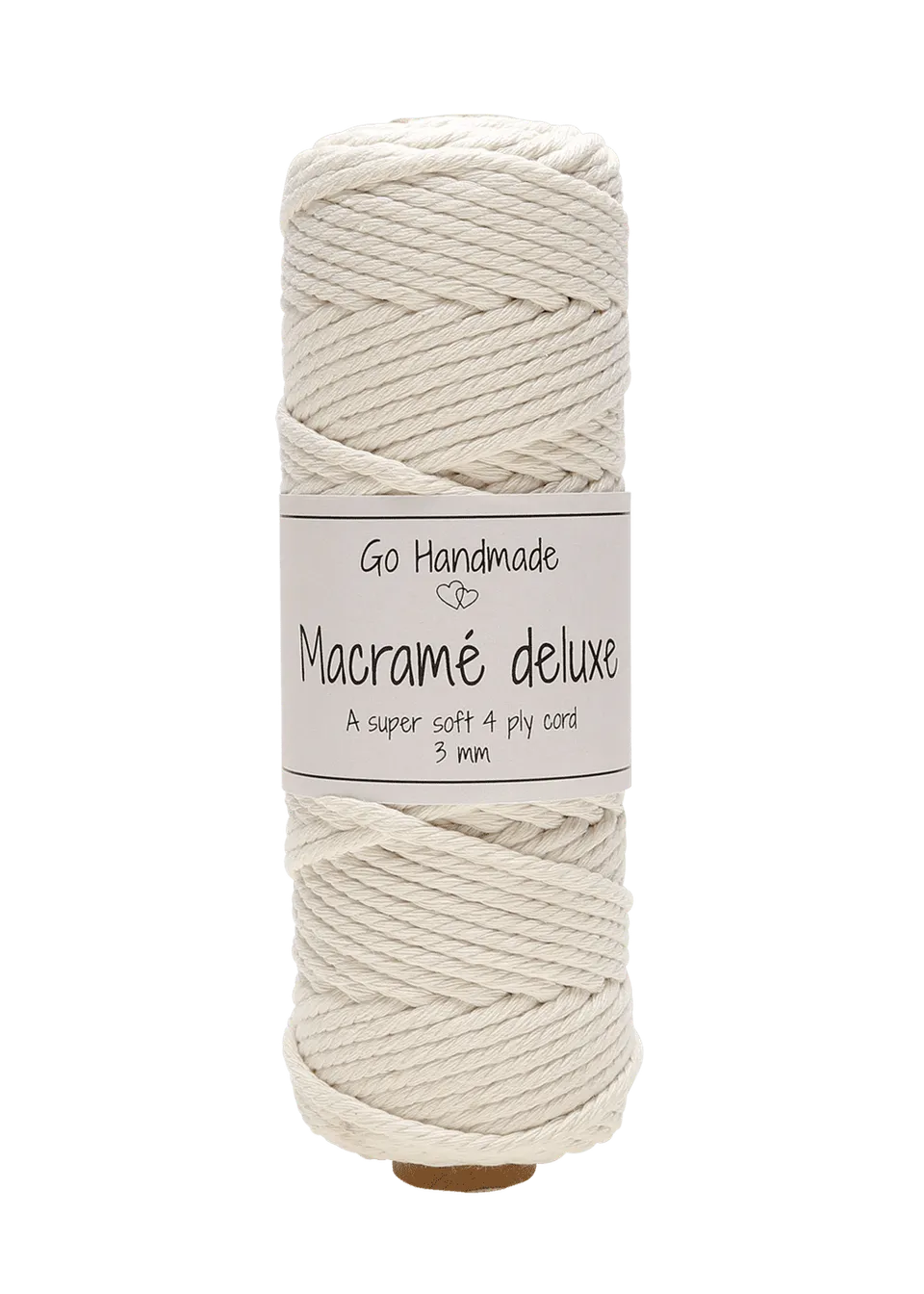 Go Handmade Macramé Deluxe makramégarn bomull 150 g