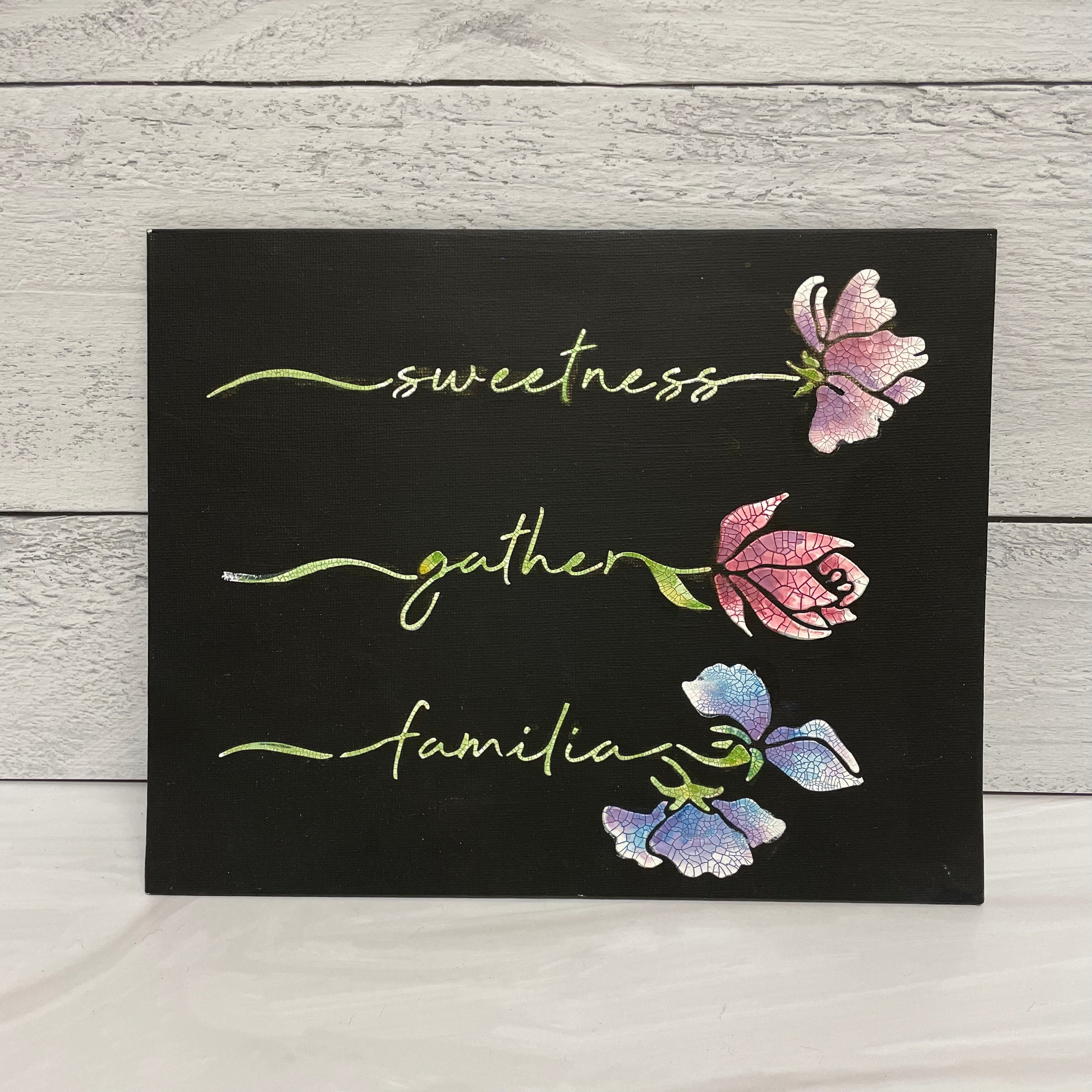 The Crafters Workshop TCW921 Word Stems sjablong 6x6 tekst