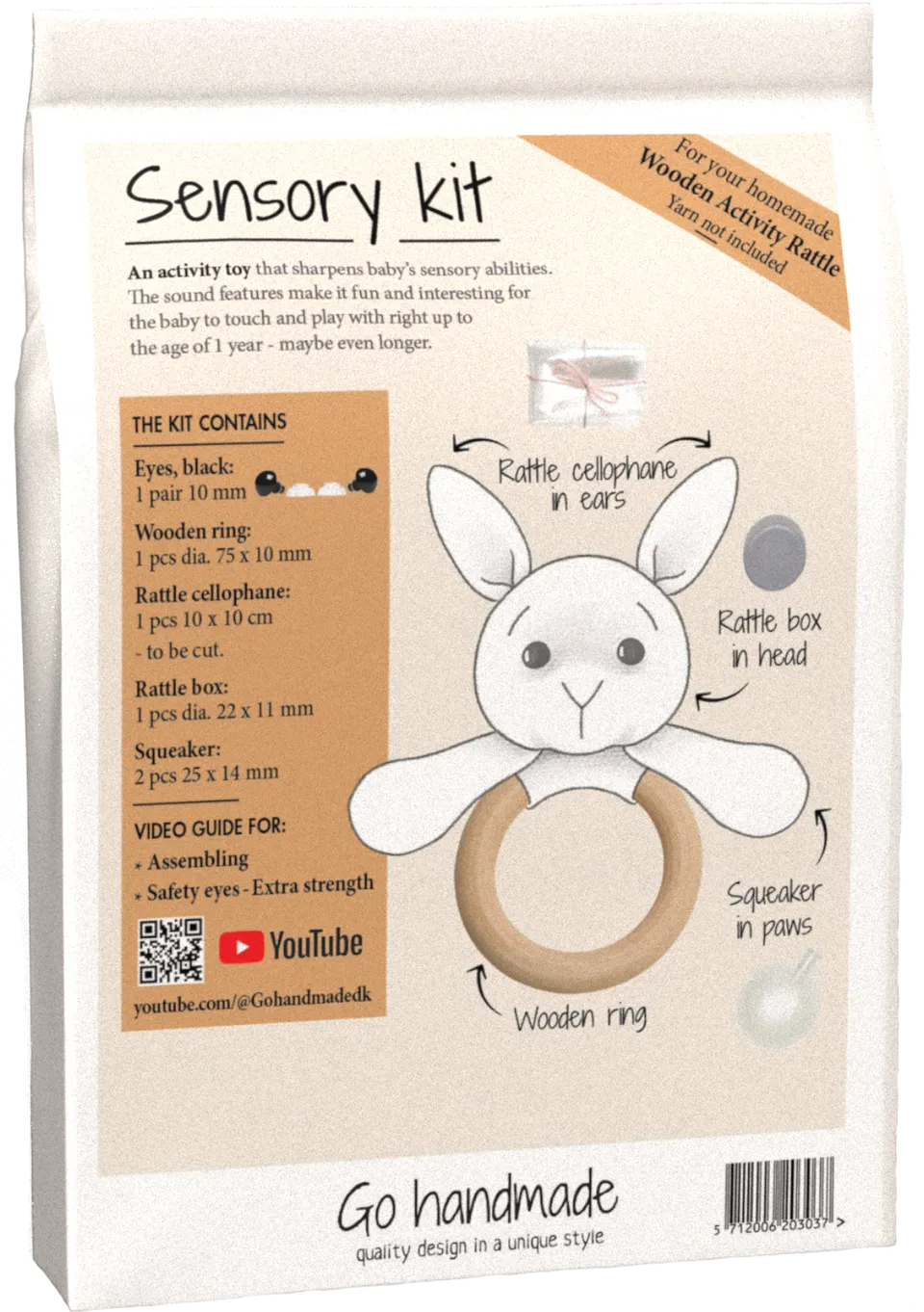 Go Handmade Sensory Kit rangle i tre