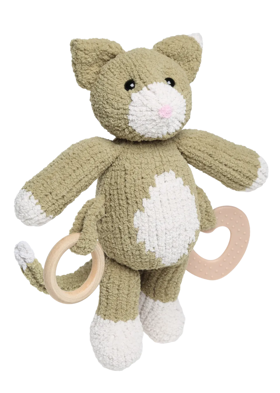 Go Handmade Sansekat Simon strikkeoppskrift 26 cm sansekatt