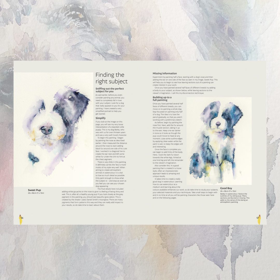 KEM Atmospheric Animals Watercolour bok akvarell
