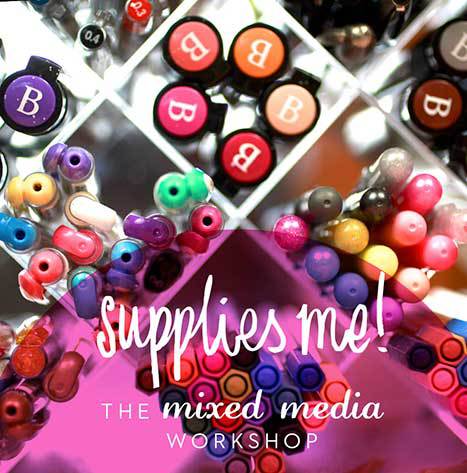 Jane Davenport Supplies Me Workshop nettkurs materiell