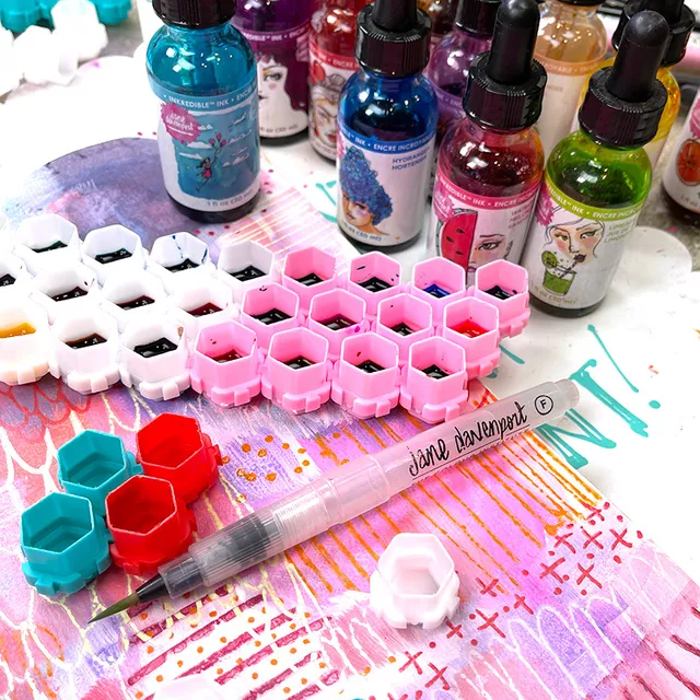 Jane Davenport Honeycomb Ink Wells blekkpalett