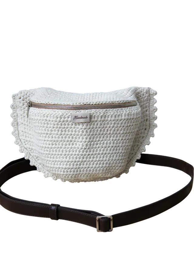 Go Handmade Crossbody Belt Bag hekleoppskrift veske