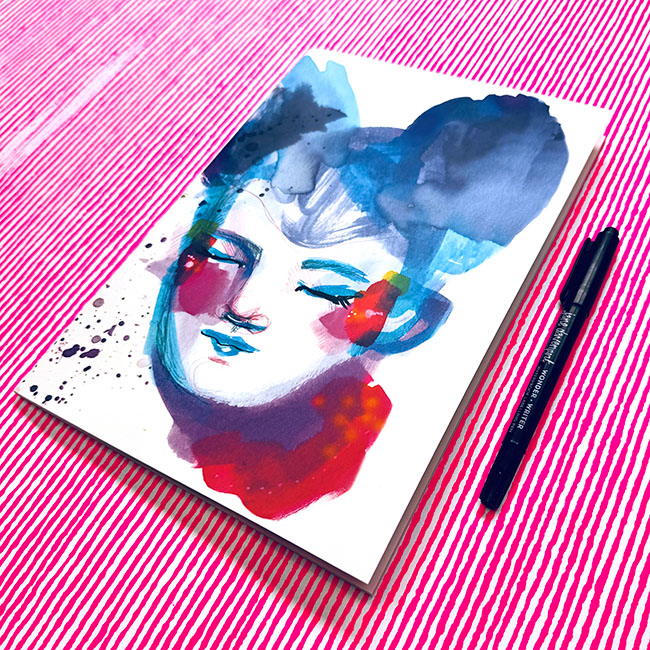 Jane Davenport Legends of the Sea blekk journal sett