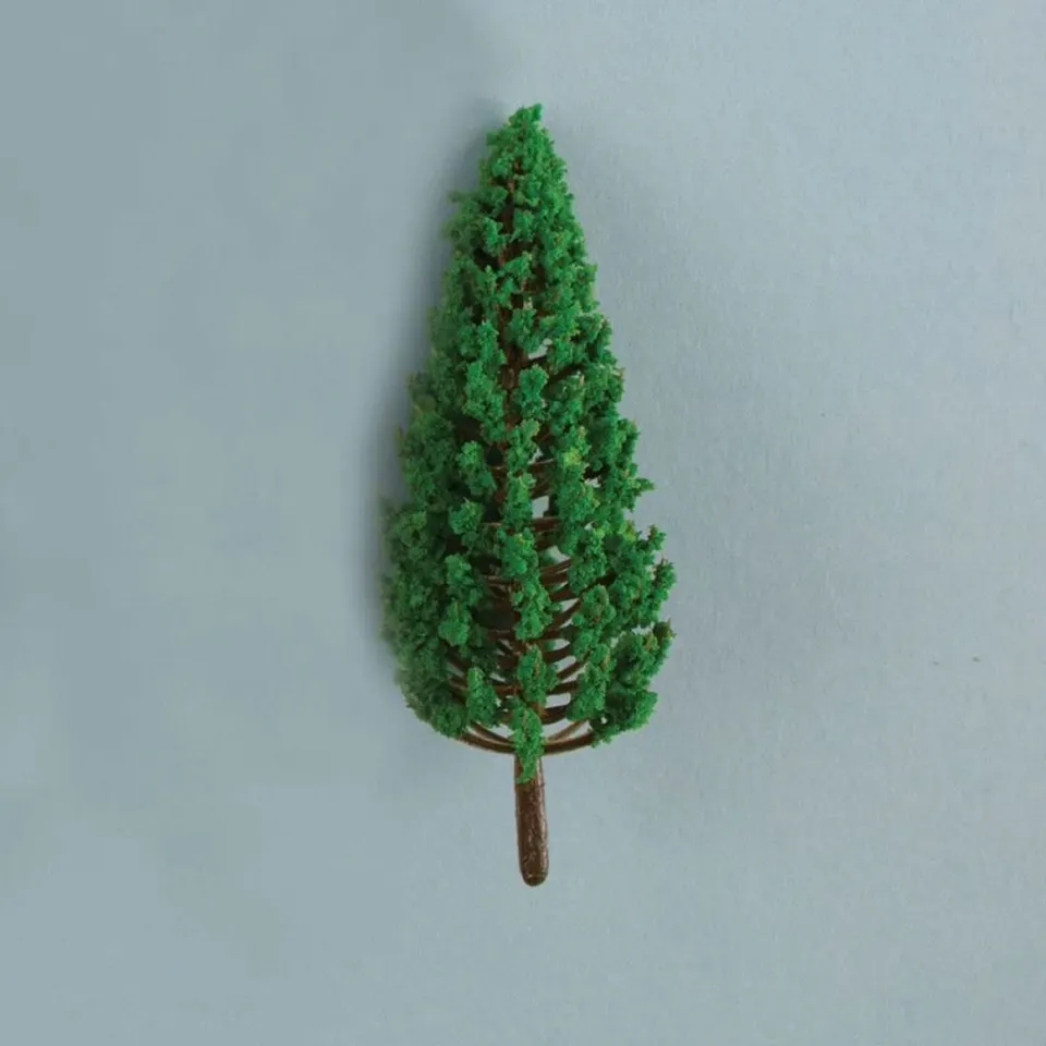 Modellbartrær 1:100 5 stk miniatyrtrær landskap