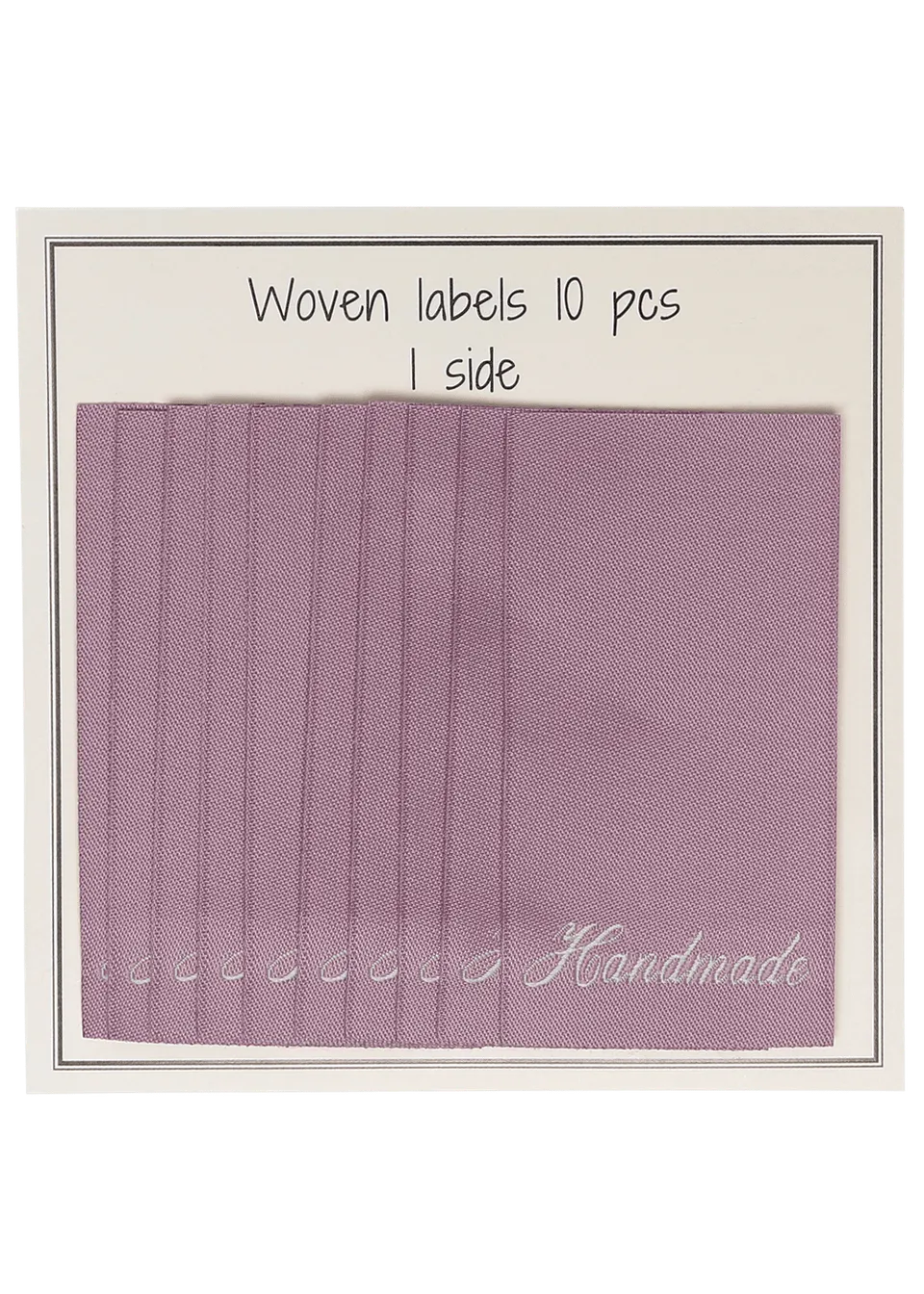 Go Handmade merkelapper rose 60x32 mm 10 stk vevd