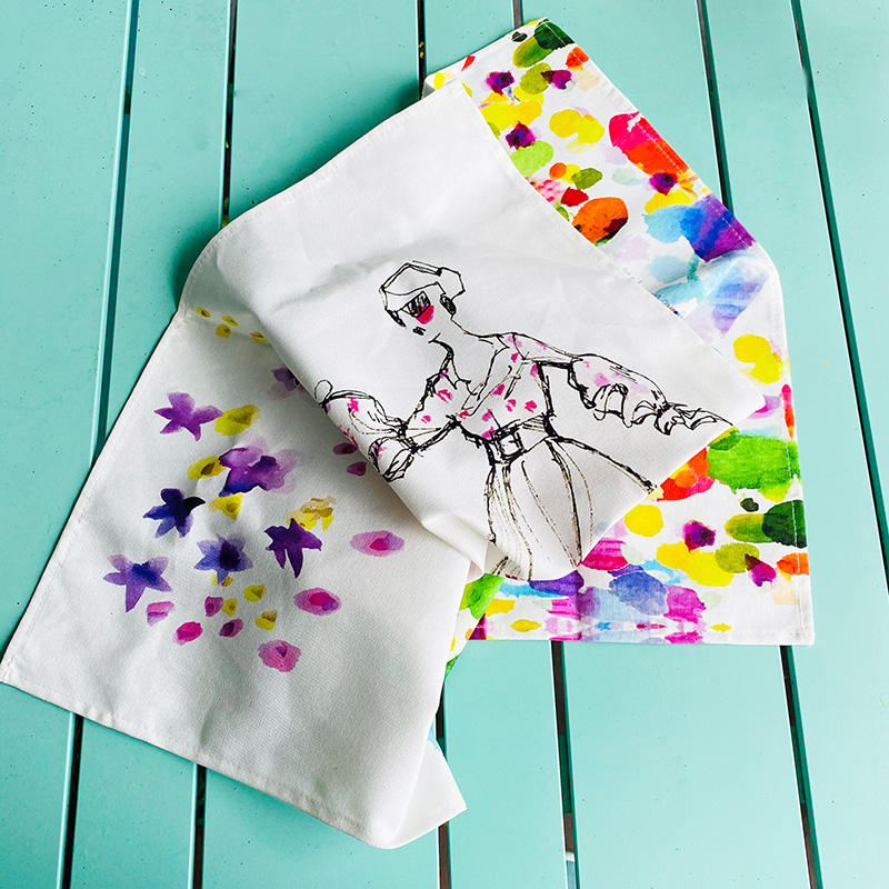 Jane Davenport Art Apron forkle sett