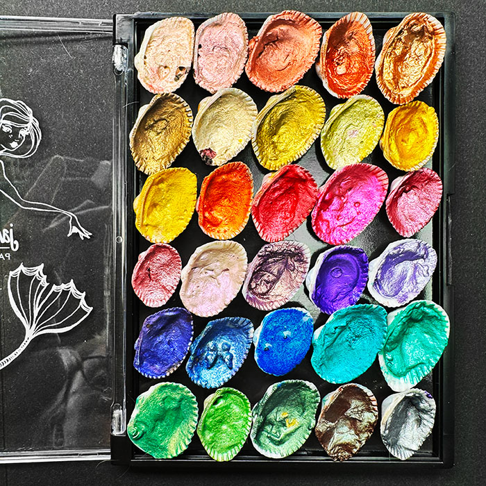 Jane Davenport Pigments pigmentpulver lag akvarell og blekk