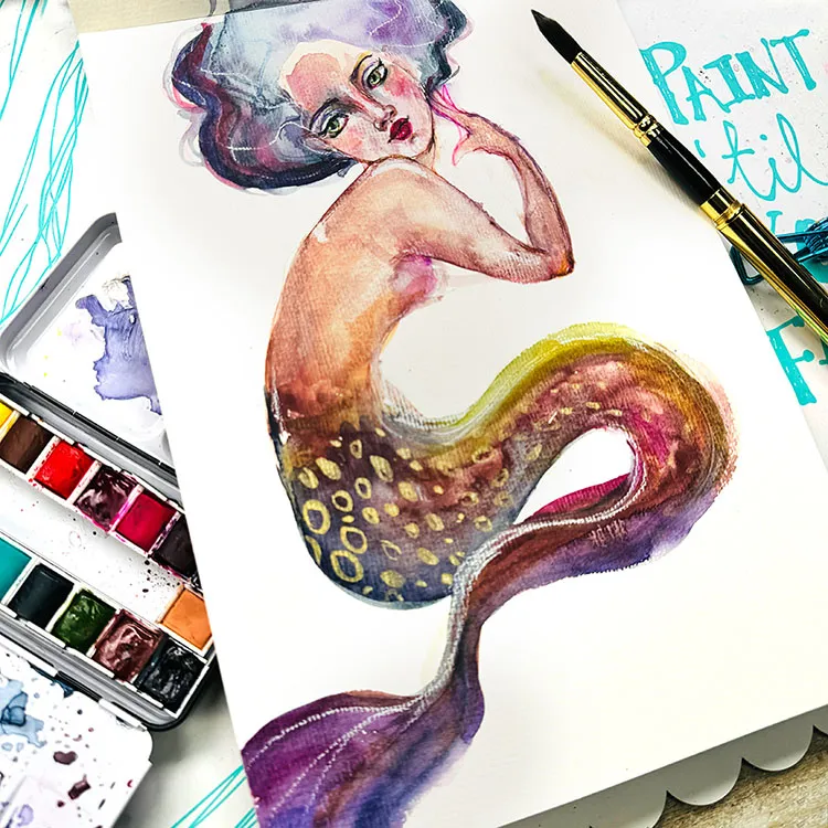 Jane Davenport Flipping Fabulous akvarellsett bundle