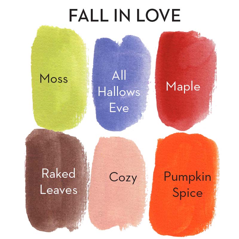 Jane Davenport Fall in Love Layercake akvarell rik