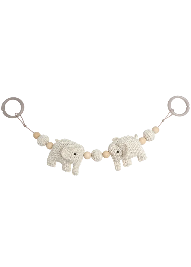 Go Handmade Pram Chain hekleoppskrift barnevognlenke