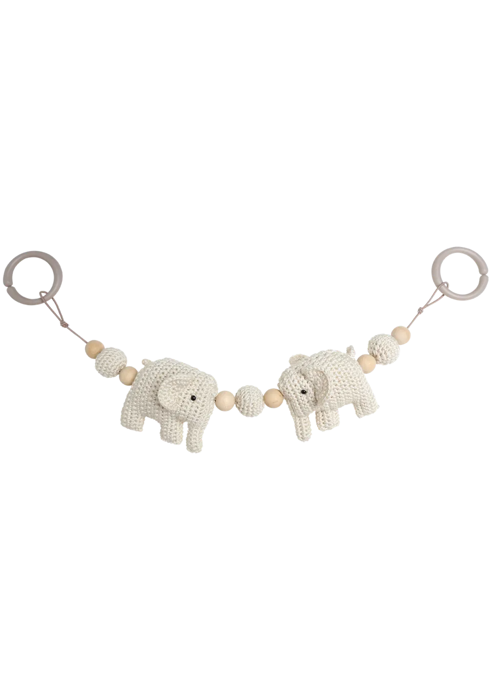 Go Handmade Pram Chain hekleoppskrift barnevognlenke