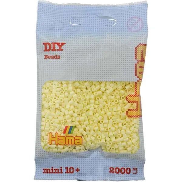 Hama Mini perler krem 2000 stk 2,5 mm